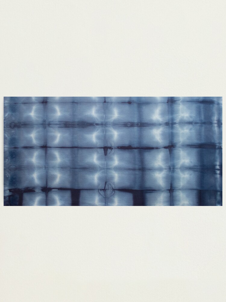 Alternate view of SKU546 Shibori Style - Blue Denim 2 Photographic Print
