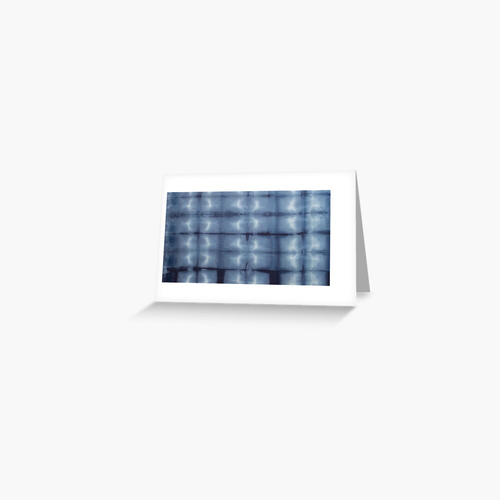 SKU546 Shibori Style - Blue Denim 2 Greeting Card