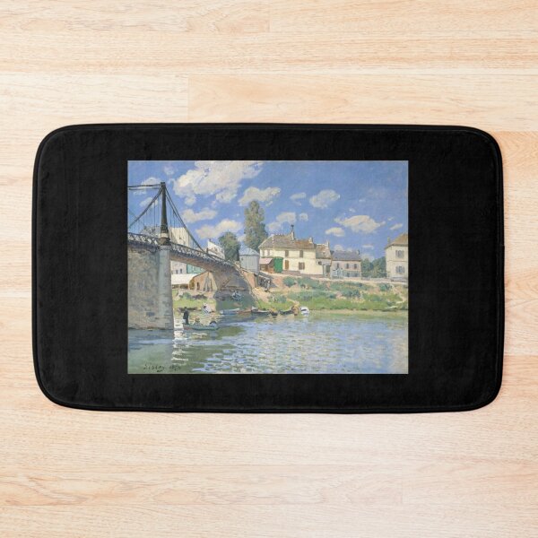 Item preview, The Bridge at Villeneuve-la-Garenne (Sisley) designed and sold by ArtHistorical.