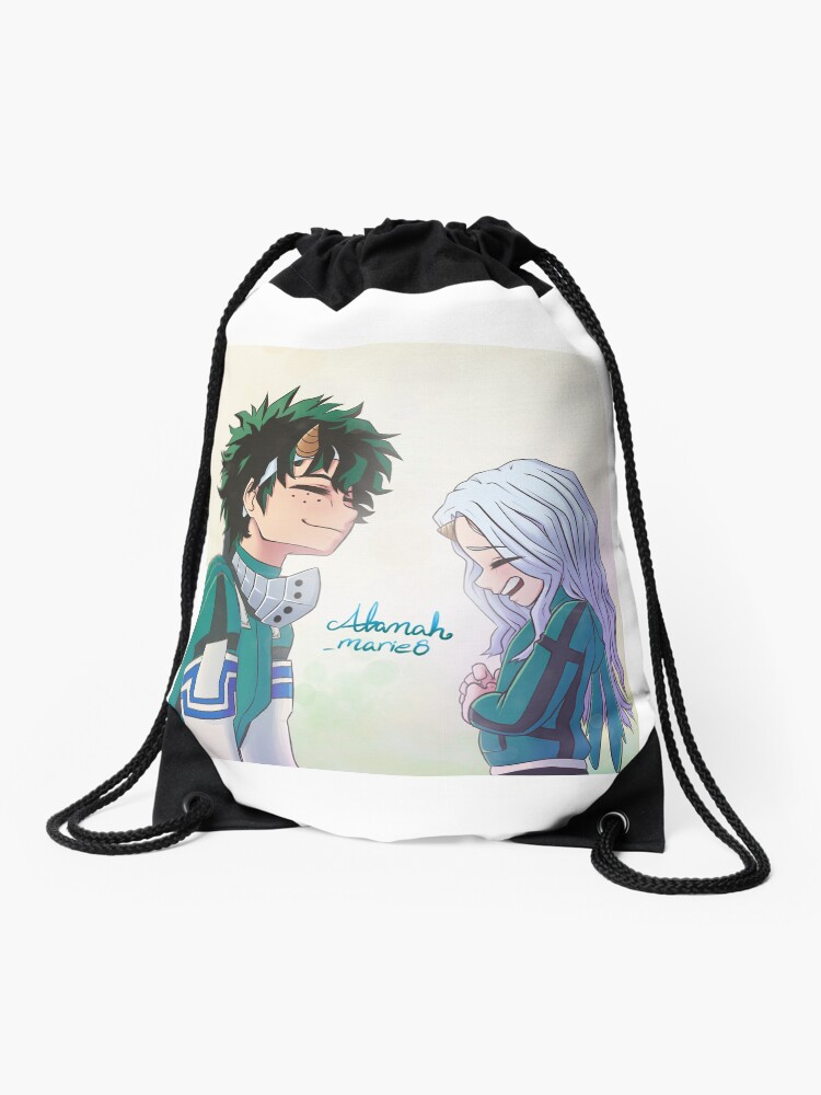 my hero academia drawstring bolsa