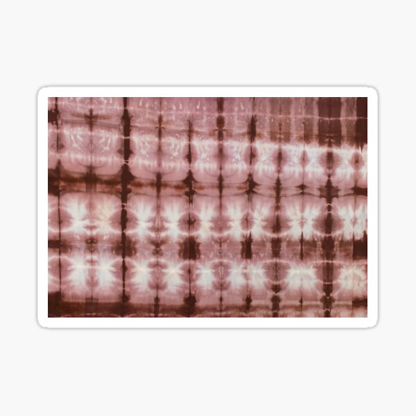 SKU553 Shibori Style - Chocolate 3 Sticker