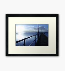 feeling blue Framed Print