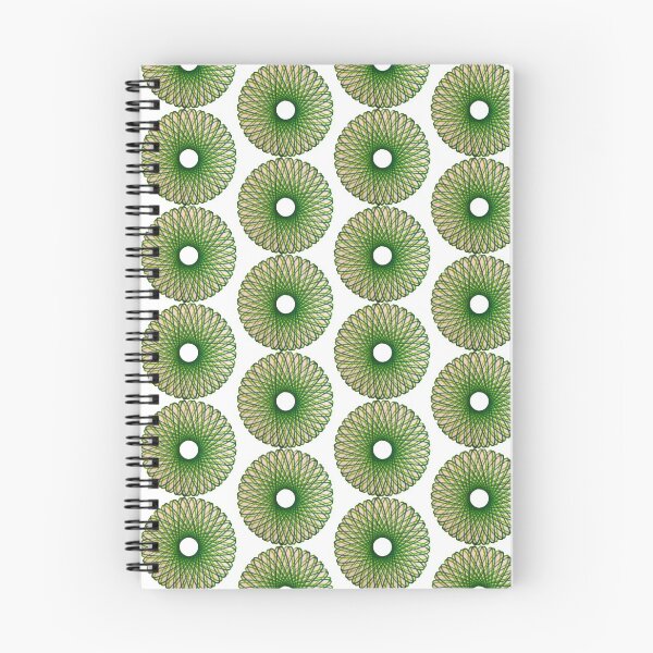 Item preview, Spirograph Green Gingham-esque Pattern 2 designed and sold by TravellingAlle.