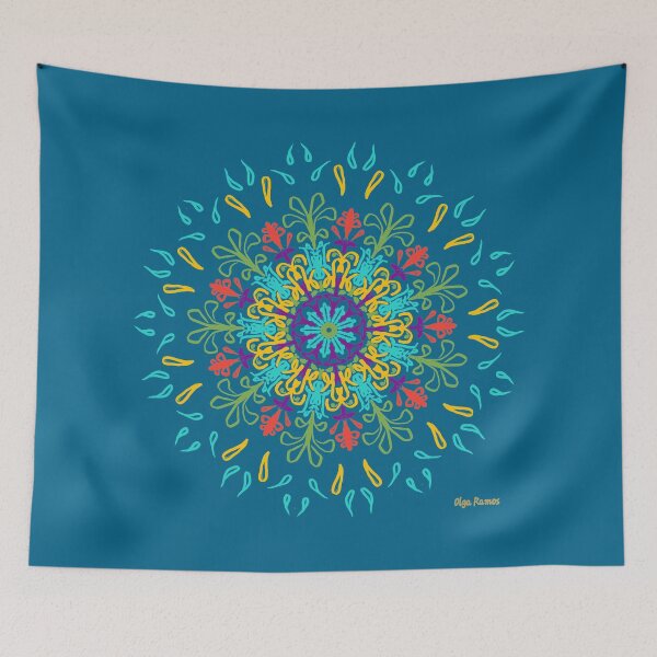Item preview, Joxer or First Rains (Blue) designed and sold by olgaramos.