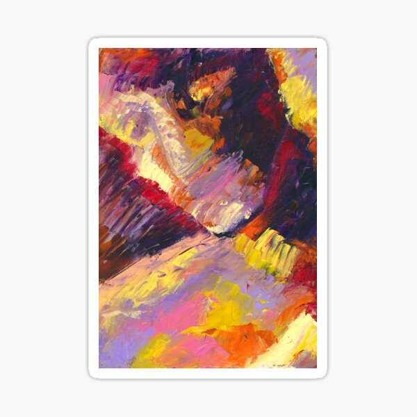 Item preview, Conscious, Colorful Abstract Figure Painting by Courtney Hatcher designed and sold by cghatcherart.