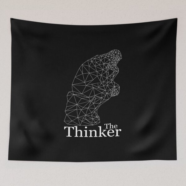 Item preview, The Thinker. Wireframe Low Poly. designed and sold by Sonof-Deair.
