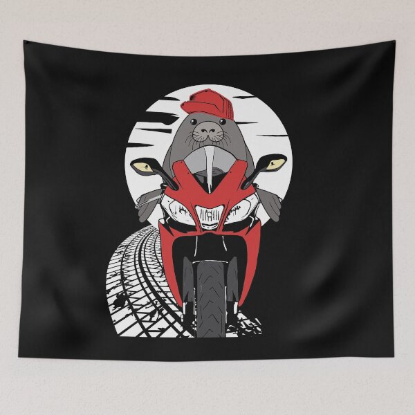 Item preview, Motorbike sea lion robbe motorcycle gift shirt designed and sold by eiwo87.