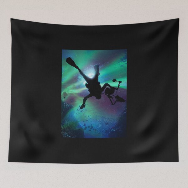 Item preview, Diving in the northern lights designed and sold by frangipanms.
