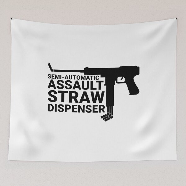 Item preview, Semi-Automatic Assault Straw Dispenser Gun designed and sold by SilentEcho.