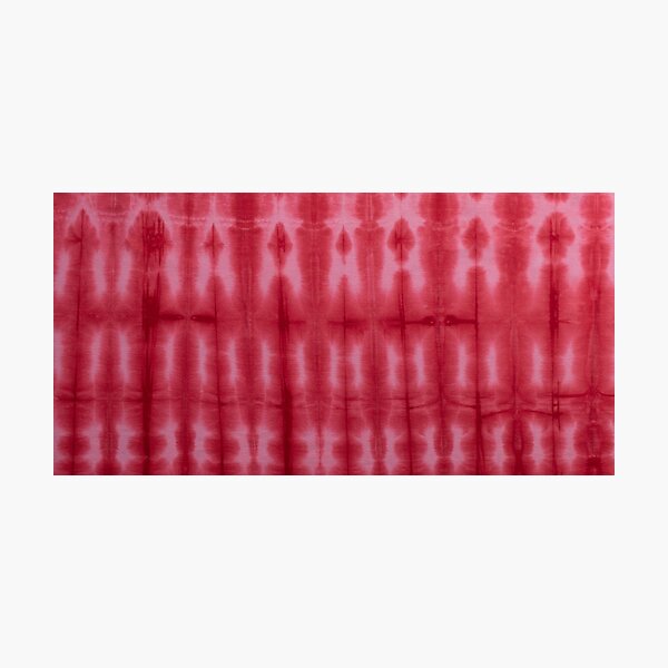 SKU595 Shibori Style - Red 2 Photographic Print