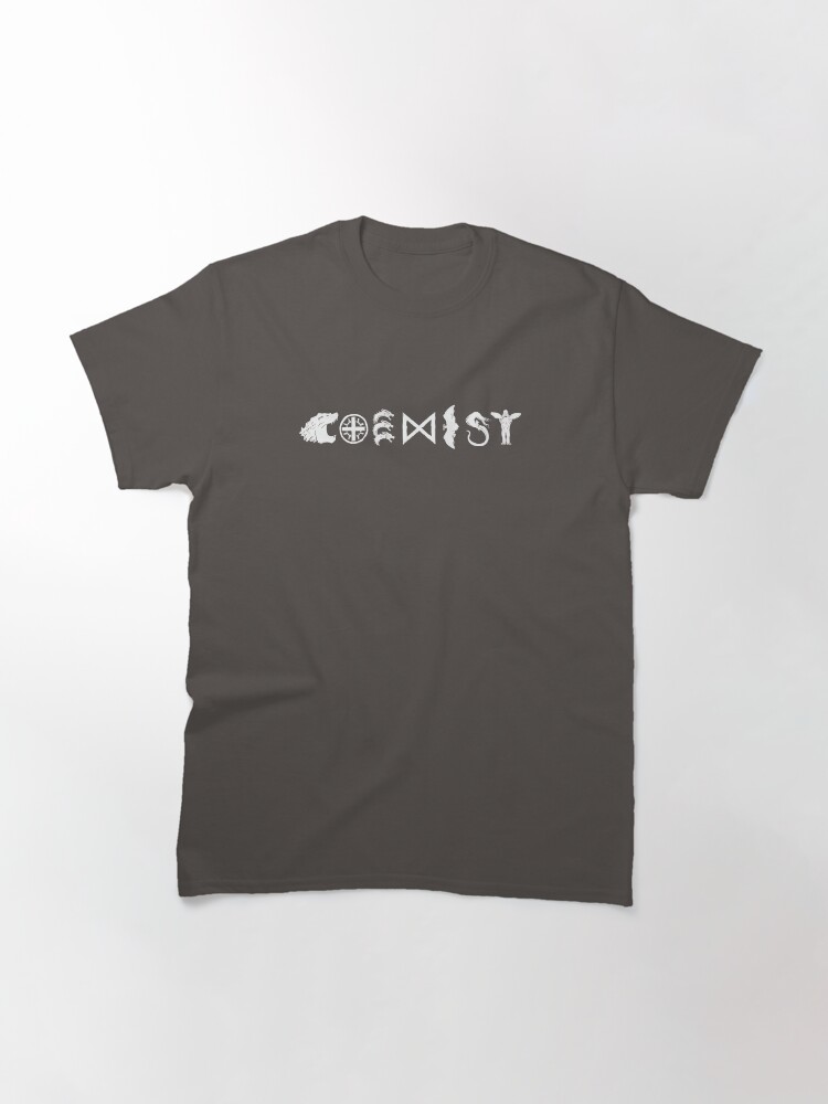 Thumbnail 3 of 7, Classic T-Shirt, Coexist Titans (white) designed and sold by Wontdraw.
