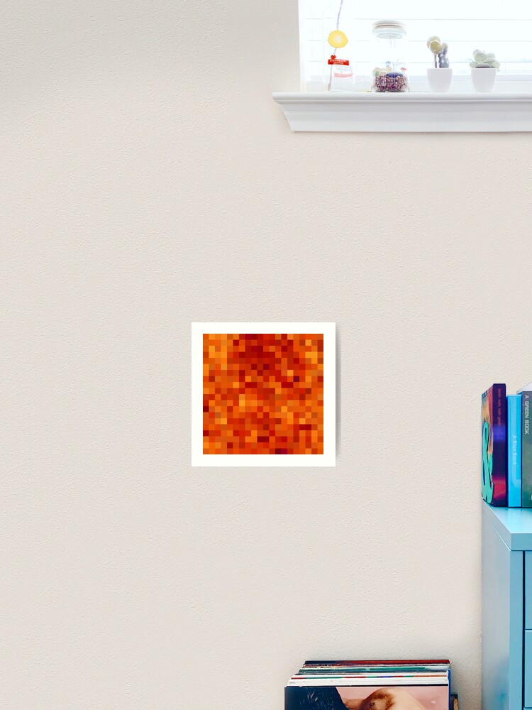 Pixelated Magma Block Poster for Sale by Dator