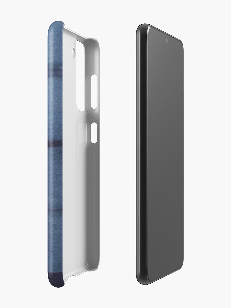 Alternate view of SKU546 Shibori Style - Blue Denim 2 Case & Skin for Samsung Galaxy