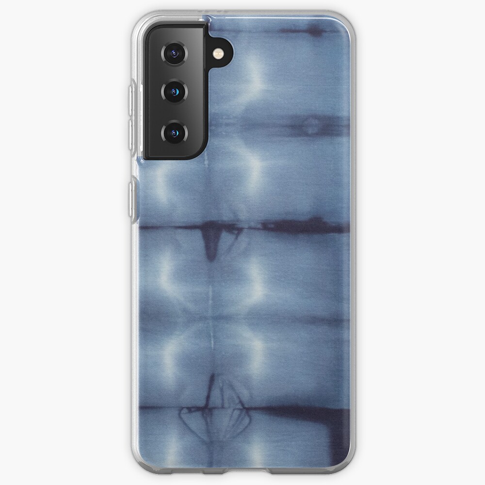 SKU546 Shibori Style - Blue Denim 2 Case & Skin for Samsung Galaxy