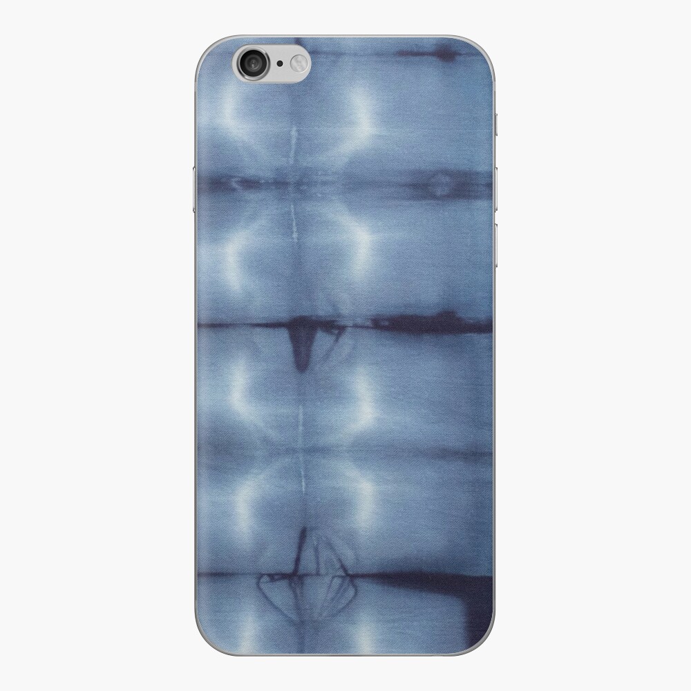 SKU546 Shibori Style - Blue Denim 2 iPhone Skin