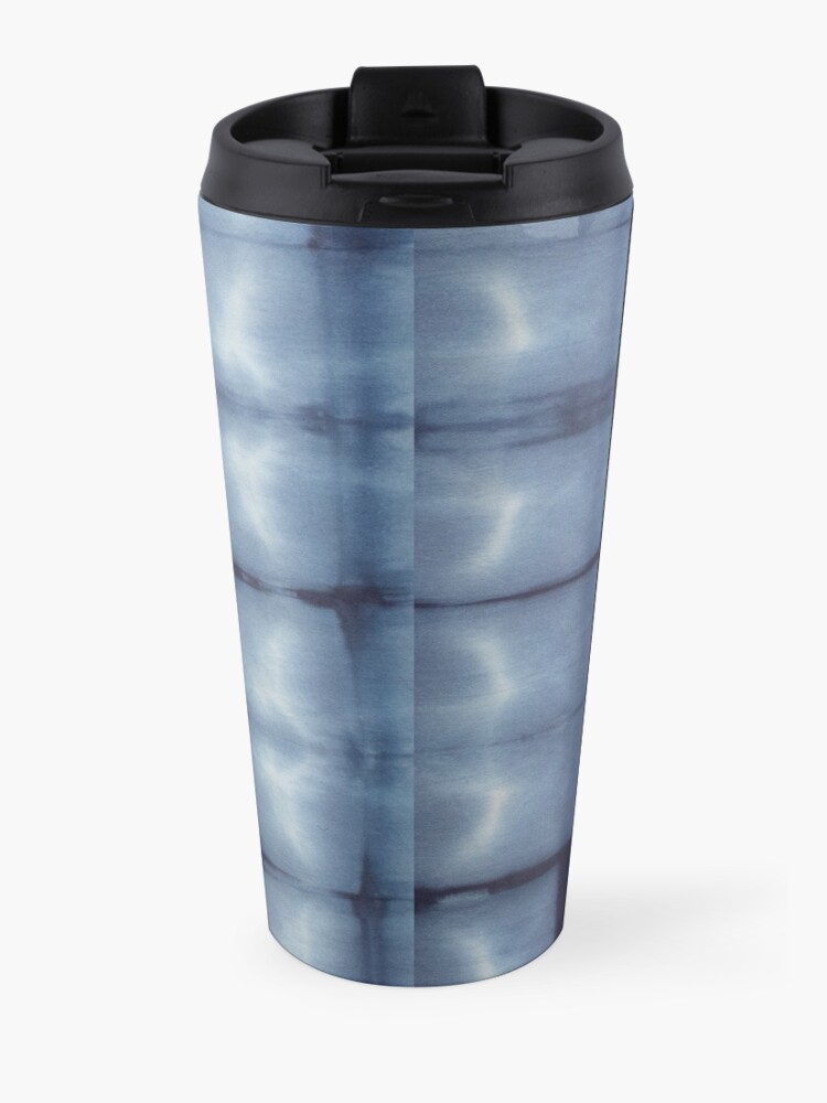 Alternate view of SKU546 Shibori Style - Blue Denim 2 Travel Mug