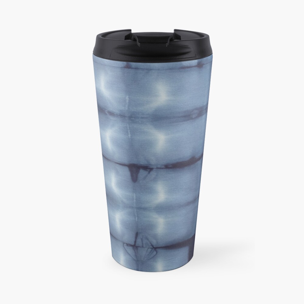 SKU546 Shibori Style - Blue Denim 2 Travel Mug