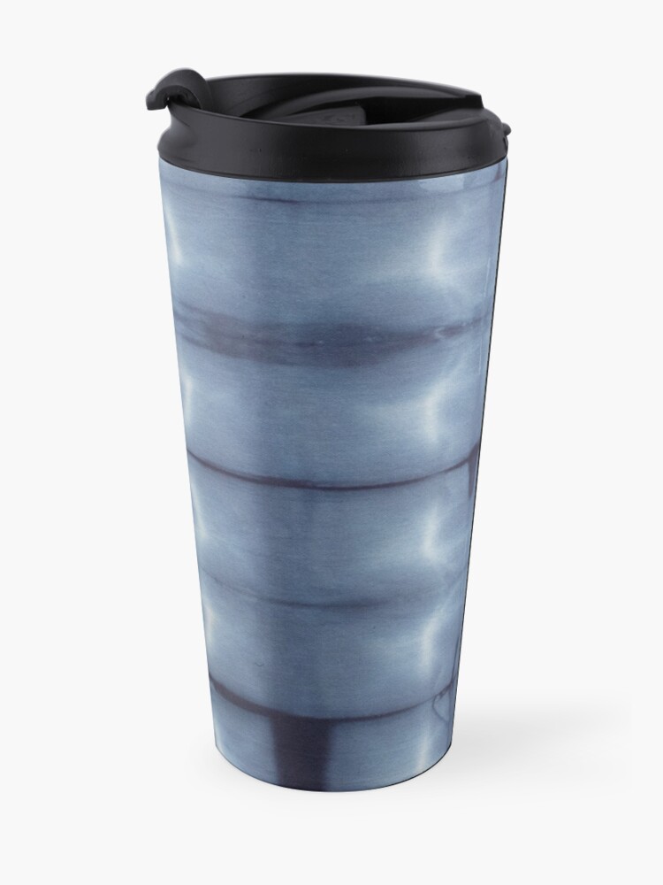 Alternate view of SKU546 Shibori Style - Blue Denim 2 Travel Mug
