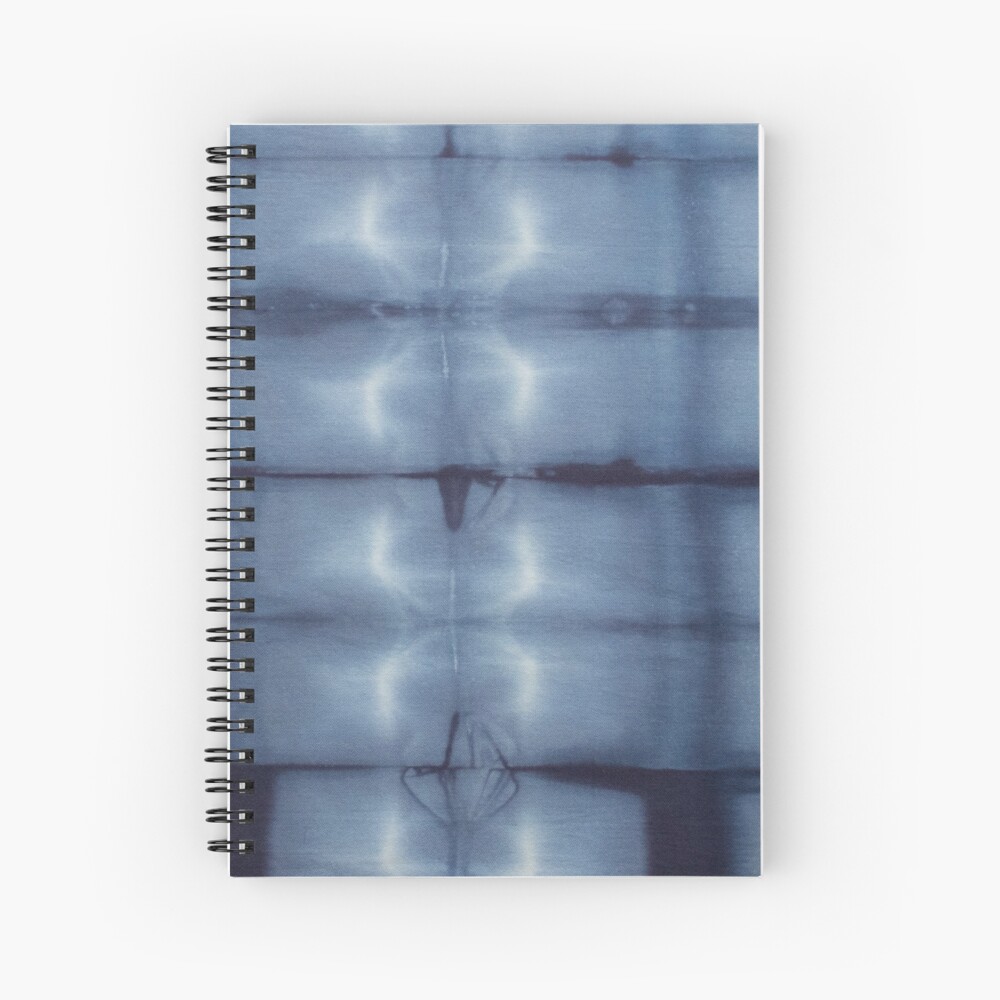 SKU546 Shibori Style - Blue Denim 2 Spiral Notebook