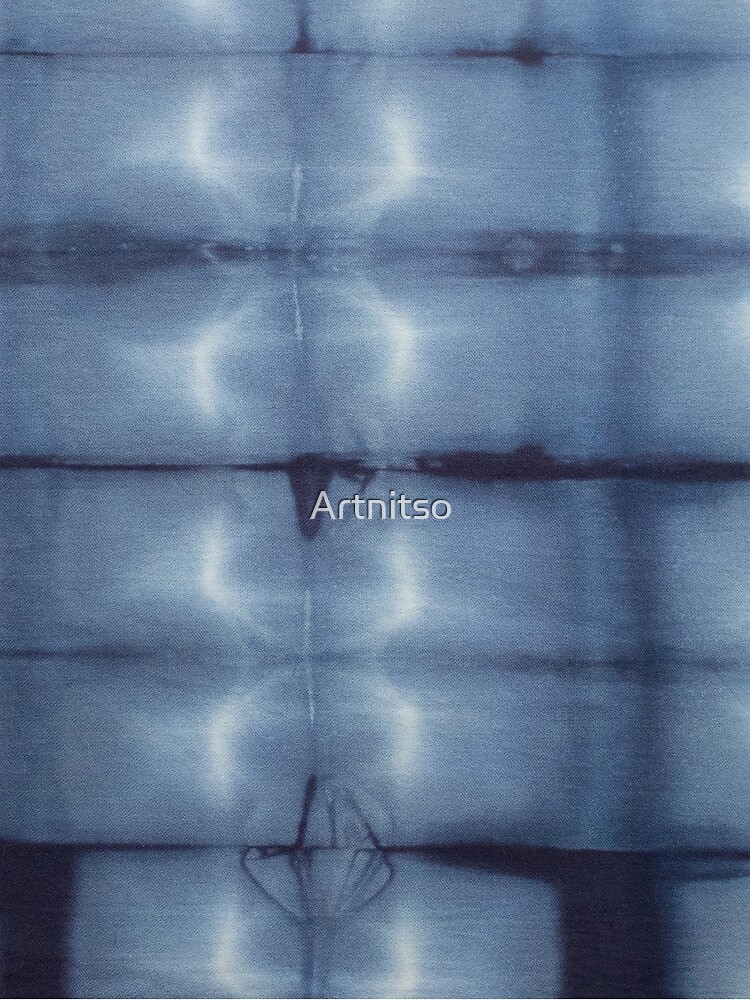 SKU546 Shibori Style - Blue Denim 2 by Artnitso