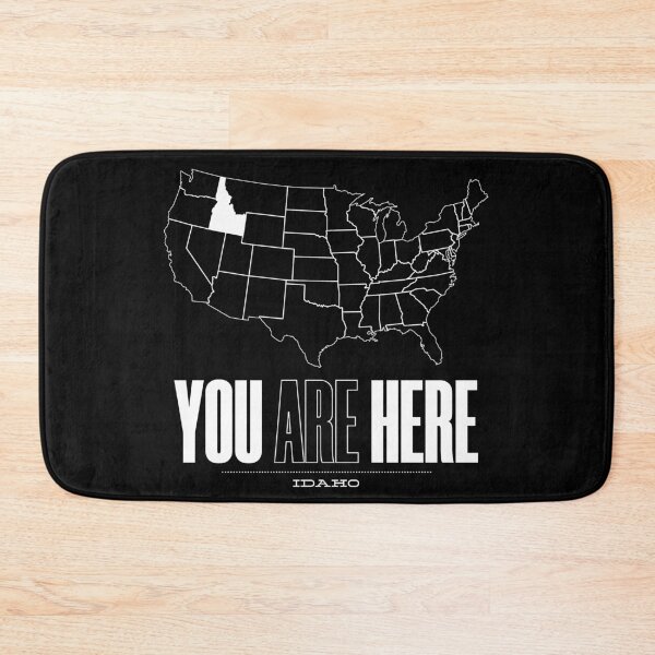 Item preview, You Are Here Idaho - United States of America Travel Souvenir designed and sold by BlueRockDesigns.