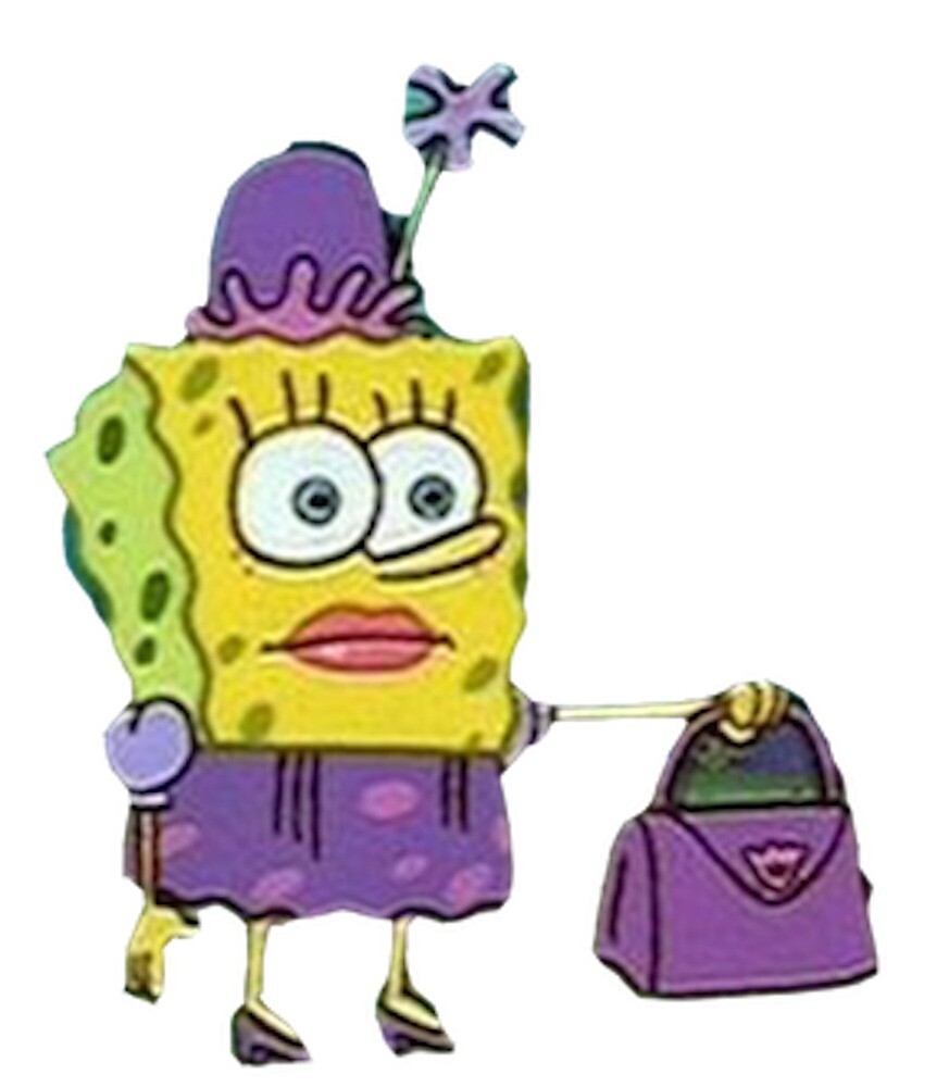 "Spongebob Purse Meme" by dtscott19 Redbubble