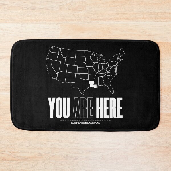 Item preview, You Are Here Louisiana - United States of America Travel Souvenir designed and sold by BlueRockDesigns.