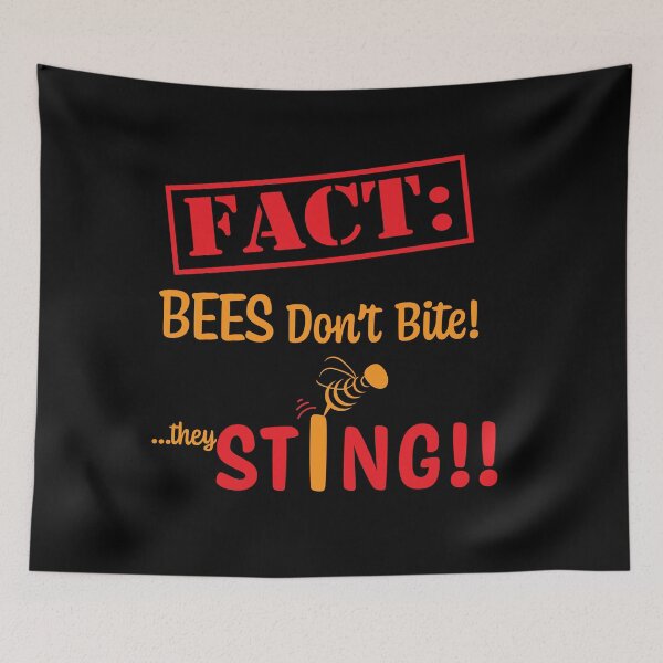 Item preview, Beekeeper T-Shirt | Fact:  Bees Don't Bite T-Shirt | Beekeeping Apparel designed and sold by JDMHoney.
