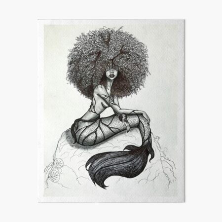 Goddess of the Sea Art Board Print