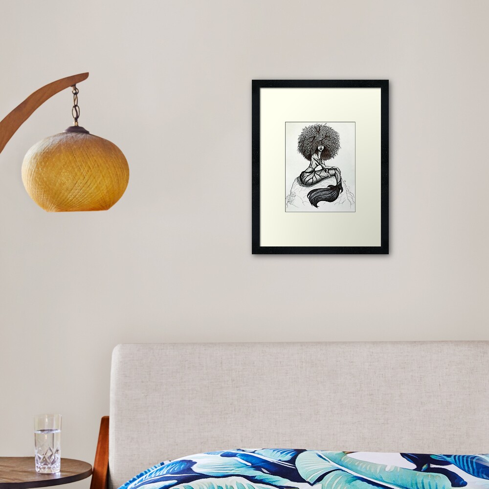 Goddess of the Sea Framed Art Print