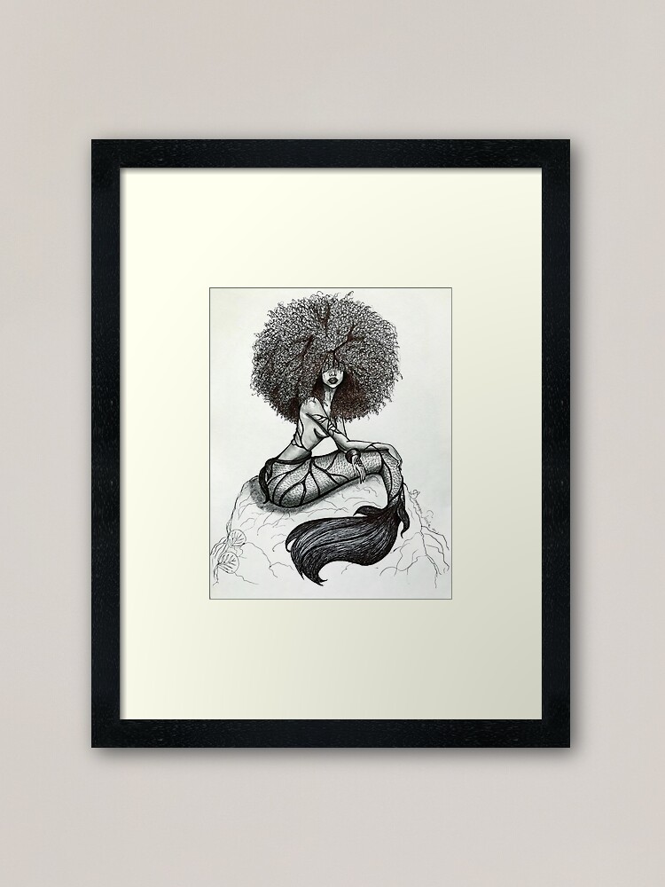 Alternate view of Goddess of the Sea Framed Art Print
