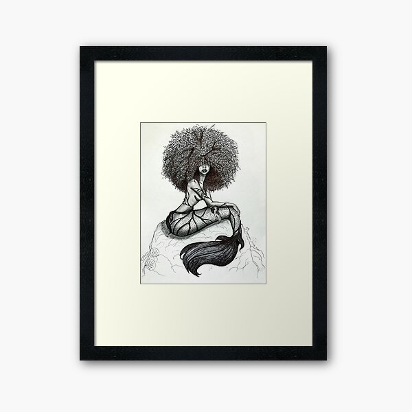 Goddess of the Sea Framed Art Print
