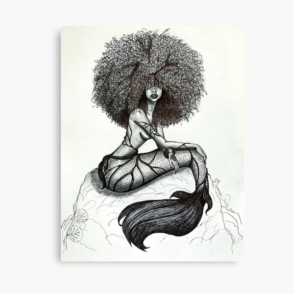 Goddess of the Sea Canvas Print