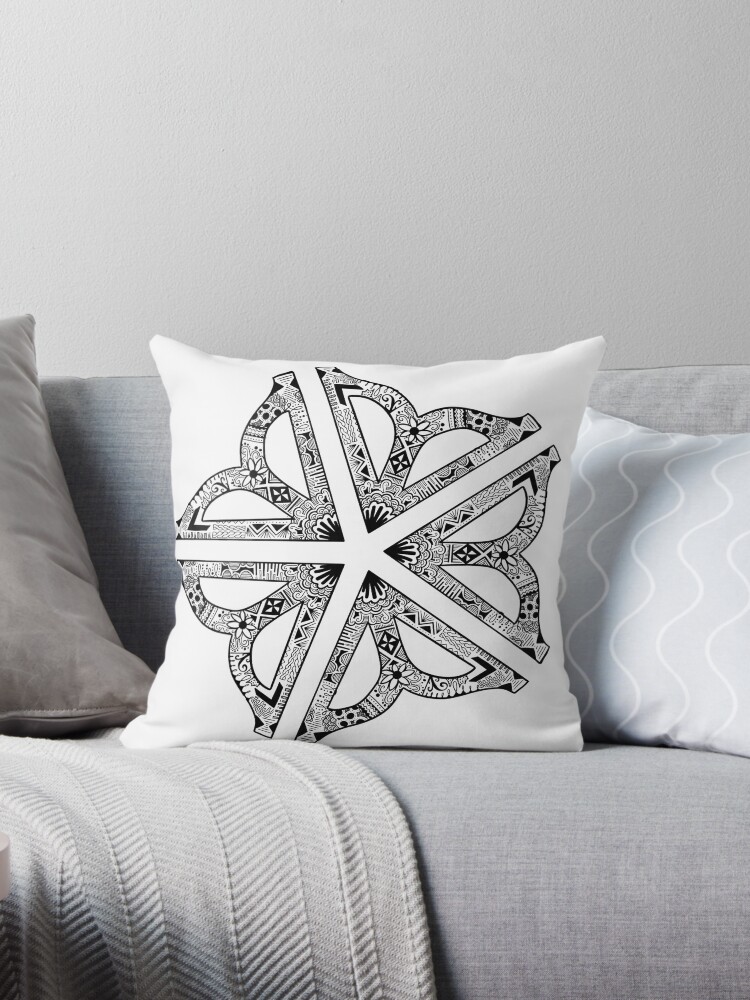 Roc My City 2 0 Throw Pillow By Bellabarbagallo Redbubble