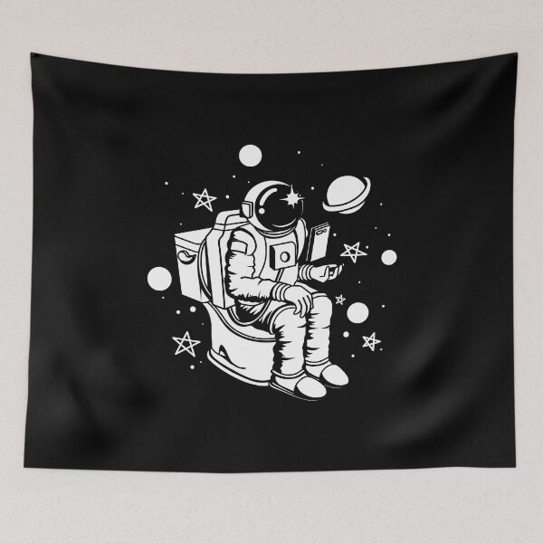 Item preview, Poopin Astronaut In Space Funny Space Gift designed and sold by oberdoofus.