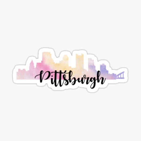 Pittsburgh Skyline Sticker