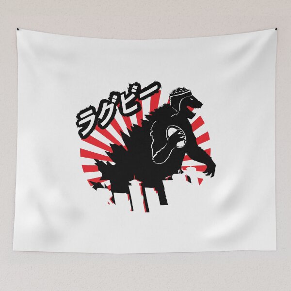Item preview, Rugby Japan Dinosaur Monster Rugby Fan Gift designed and sold by oberdoofus.