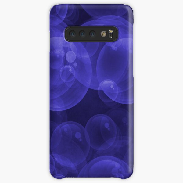 Large Royal Blue Purple Purple Water Air Bubbles Samsung Galaxy Snap Case