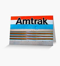 Amtrack Our Track Greeting Card