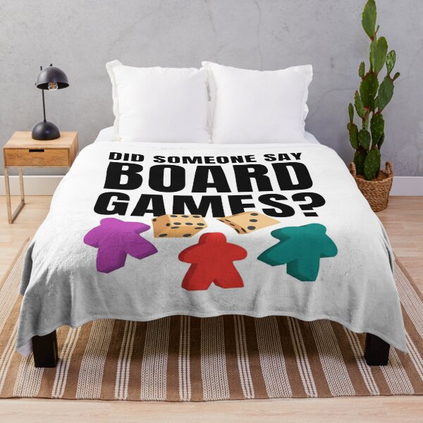 Did Someone Say Board Games?  Throw Blanket