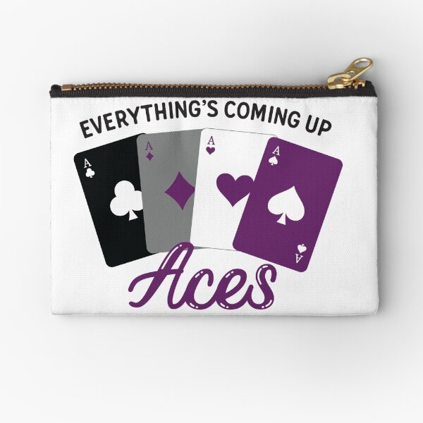 Everything's Coming Up Aces Zipper Pouch