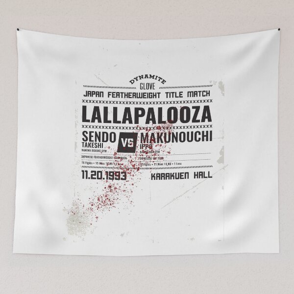 Item preview, Sendo vs Makunouchi Title Fight Poster designed and sold by dabones.