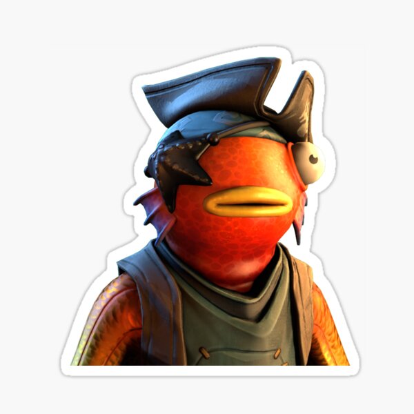 Pirate Fishstick Sticker