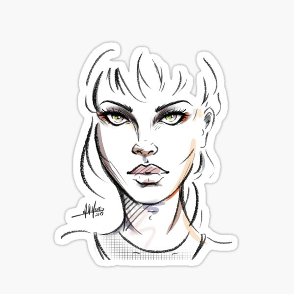 Fashionably On Sticker