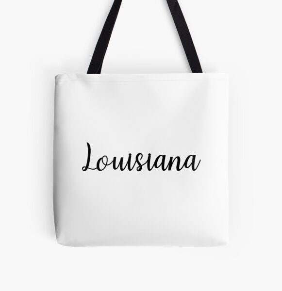 Louisiana Words Tote Bag