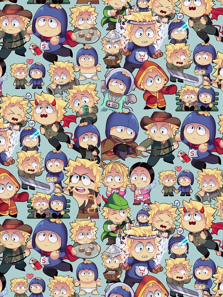 South Park- Tweek x Craig collage Postcard for Sale by midnight