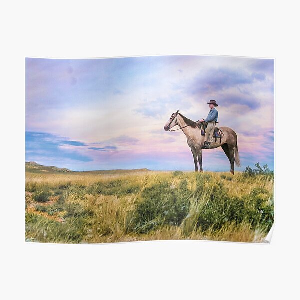 Cowboy at Sunset, 1939 Poster