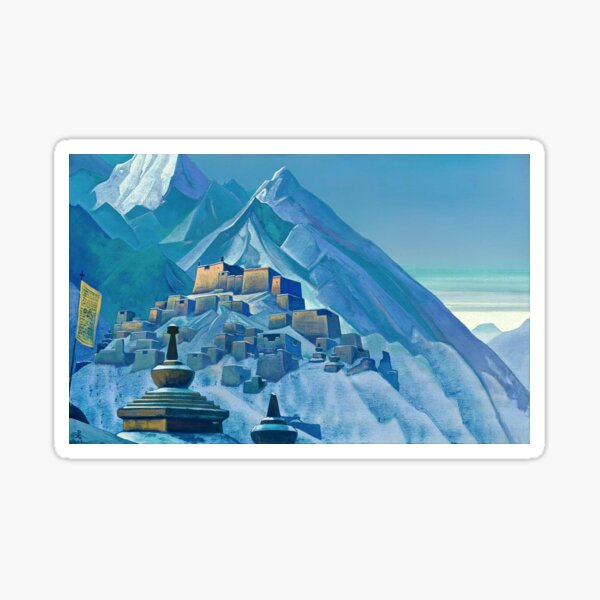 Тибет. #Tibet. #Himalayas., 1933 - Nicholas #Roerich #NicholasRoerich Sticker