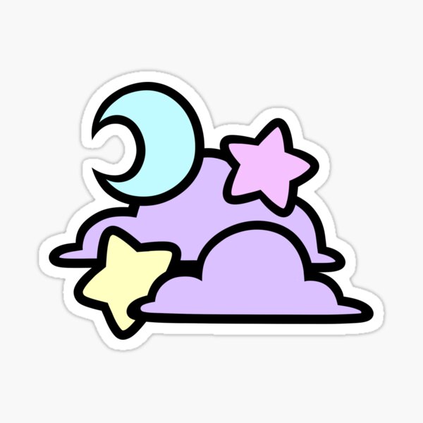 Sleepy Sky Sticker
