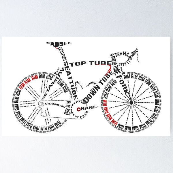 Item preview, Anatomy of a bike designed and sold by talkitoff.